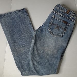 Zana Di Jeans Women's 7 Stone Wash Bootcut